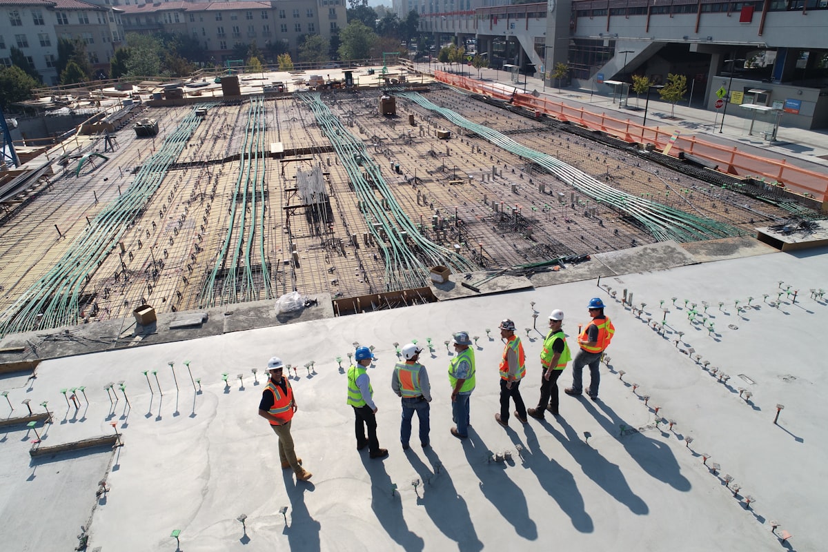 Civil construction site