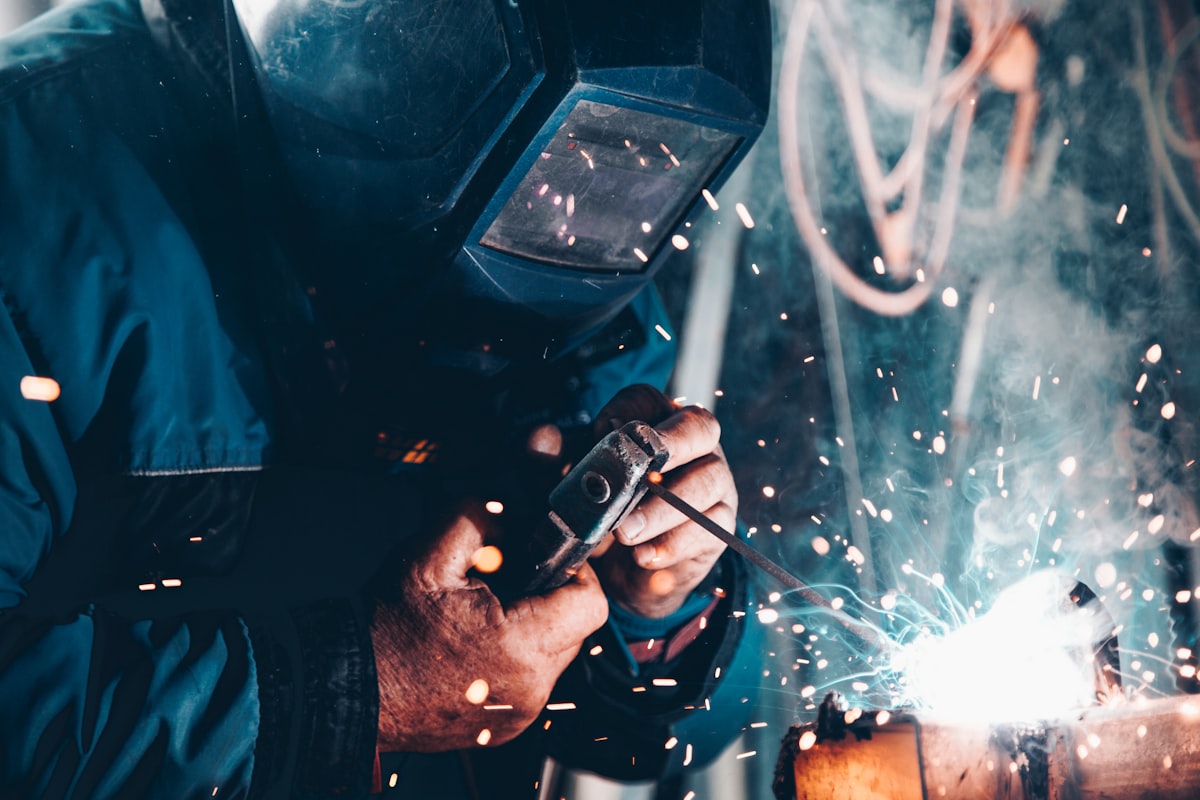 Fabrication welding work
